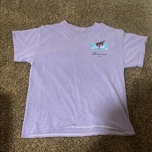 Purple Bronco Graphic T-Shirt